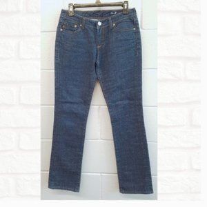 7 For All Mankind Slim Leg Dark Blue Jean 27